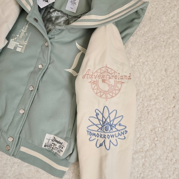 NEW Disneyland Marquee Varsity Jacket Her Universe 2025 Disney Embroidered Coat - Picture 9 of 13